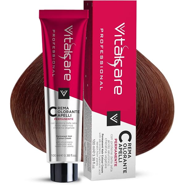 Vitalcare Colourshine Haarfarbe – Ammoniakfrei, Mit Keratin & Macadamiaöl, Nr. 3 Dunkelbraun | 3er Pack
