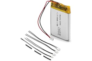 NEWASHAN Batterie 603040 pour Produits électroniques DIY 3,7-5V Casque Bluetooth GPS Wi-FI PDA Lampe LED MP3 MP4 DV 800mAh 3,7V Rechargeable Li-ION Lipo Accu Piles avec Connecteur JST