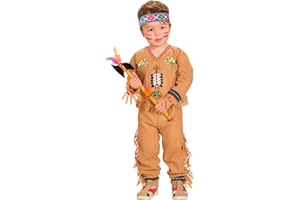 W WIDMANN MILANO Party Fashion - Costume enfant indien, Far West, chef, déguisements de carnaval