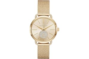 Michael Kors Orologio Portia da donna, Movimento al quarzo multifunzione con cinturino in acciaio inossidabile