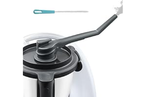 ‎CBJEHIFEY Dampfumleiter für Thermomix TM6 MCC, für Thermomix zubehör Silikon Dampfableiter, Hängeschränke Schutz Kompatibel mit Monsieur Cuisine Smart Extra Lang Dampf Umleitung Mit Bürste