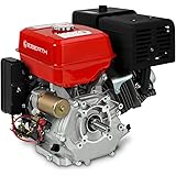 EBERTH 13 CV 9,56 kW Motore a Scoppio per Kart con Albero da 25mm Ø, Avviamento Elettrico, Batteria 17ah 12V, Protezione olio
