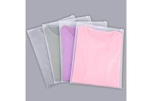 Svaldo Bolsas Viaje Organizador, 100 Piezas 30 * 35cm Bolsas Plastico Transparente Esmeriladas, Organizadoras Reutilizable para Ropa, Zapatos, Cosméticos (Sin Orificios de Ventilación)