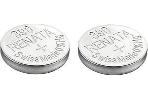 BEST PRICE SQUARE Renata - Pojedyncza bateria do zegarka, produktu szwajcarskiego, Renata 390 lub SR1130SW lub AG10, 1,5V 2 x 390 or SR 1130 SW Silver