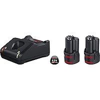 BOSCH 1600A019RD Akku-Starterkit 12 Volt/ 2 Stück 3,0 Ah Akkus und Ladegerät GAL12V-40