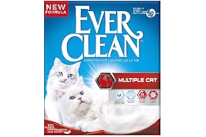 Ever Clean Lettiera igienica per Ambienti con Piu' Gatti kg. 10 Sabbie per Gatti