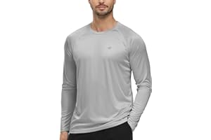 Tyhengta UV-Schutz T-Shirt Herren Langarm Shirt Sommer Strand Sonnenschutz Shirts Schnell Trocknende Rash Guard Shirts