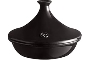 Emile Henry Eh799526 Tajine Céramique Noir Fusain 2L Ø27 cm