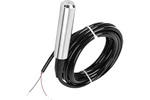 FAFEICY Sensor de Nivel de Líquido, TL 136 Sensor de Nivel de Líquido IP68 a Prueba de Agua 12 32 V CC Detector de Nivel de Agua Salida de Señal de 4 a 20 MA Agua, Interruptores (Alcance 0-2 metros)
