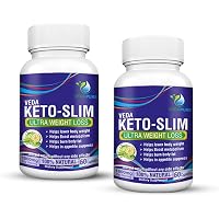 Vedapure Naturals Keto Slim Advanced Weight Loss Supplement Natural Advance Fat Burner -60 Capsules pack of 2
