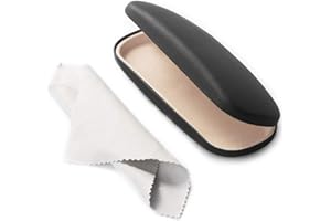 AkoaDa Brillenetui, Universell neutral Brillenetui Hartschalenetui, Geeignet für kleine und mittlere Gläser