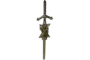 H HIGHLAND REDSTONE Scottish Kilt Pin Chrome for men-Kilt Accessories for men