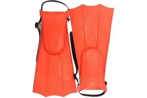 JUST 4 BABY Kids Children Junior Swimming Swim Diving Snorkeling Adjustable Flippers Fins (Orange Swimming Flippers)