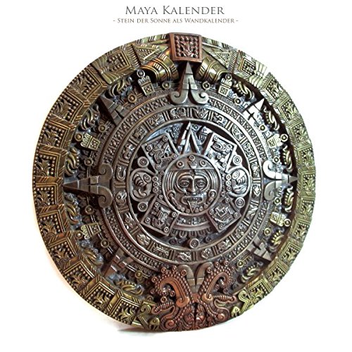 Maya Kalender Relief-Steinplatte - 2