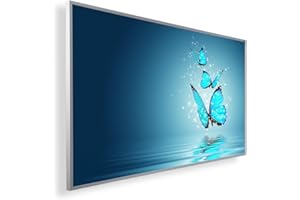 Könighaus 450W Infrarotheizung mit Bild in HD Qualität - inkl. Thermostat - TÜV SÜD + 5 Jahre Garantie - Doppelter Überhitzungsschutz - Infrarot Wandheizung - Motiv: 114. Adler USA