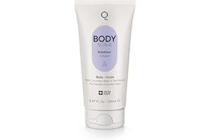 ‎IONIQ SKINCARE IONIQ Body Scrub Body Scrub, Refines the Complex & Soothes the Skin, Natural Exfoliating Formula with Cucumber Water & Oat Extract, Sulphate & Paraben-Free & Vegan, Made in Switzerland