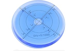 LaoSShu Pro Putt Green Reader, golf ball marker, Golf Putting Aid Round Bubble Level High Precision Reader Tool Golf Accessories (Color : Blue)