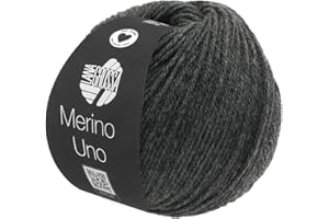 ‎LANA GROSSA LANA GROSSA Merino Uno | Klassische Merinowolle mit Superwash-Ausrüstung | Handstrickgarn aus 100% Schurwolle (Merino) | 50g Wolle zum Stricken & Häkeln | 125m Garn FB11