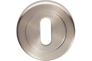 CARLISLE BRASS SEROZZETTA LOCK PROFILE ESCUTCHEON ON CONCEALED FIX ROUND ROSE