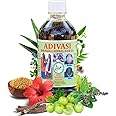 Aadiwasi Bhrungraj Herbal Hair Oil 750ml (Basically Made By Pure Aadiwasi Ayurvedic Herbs) 100% NATURAL (Pack of 3)