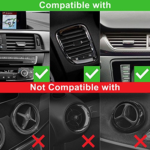 KFZ Handyhalterung Auto, SUERW Universale Handy Halterung Auto LÃ¼ftung KFZ Halter fÃ¼r iPhone, Samsung , Android, Handy Autohalterung Smartphone oder GPS GerÃ¤t (Grau)