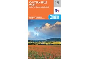 Chiltern Hills West Map | Henley-on-Thames & Wallingford | Ordnance Survey | OS Explorer Map 171 | England | Walks | Hiking | Maps | Adventure