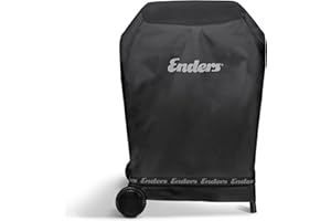 Enders® Abdeckhaube für Gasgrills URBAN mit TROLLEY, hochwertiges Polyestergewebe (300D), UV-beständig und wasserdicht, Abdeckplane, Abdeckung, -Zubehör, #5699, Schwarz