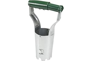 Parkland® Spring Loaded Garden Bulb Seed Planter Hole Maker Gardening Hand Tool with Gauge