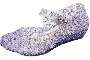 YOUKD Princesse Cosplay Chaussures pour Filles Cristal Sandales Gelée Chaussures pour Halloween Fête d'anniversaire Carnaval
