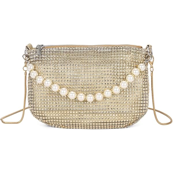 Amazon Damen Handtasche Glitzer Silberne Handtasche Damen Damen