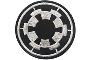 Ohrong Écusson brodé tactique avec motif de cible d'empire galactique et rond