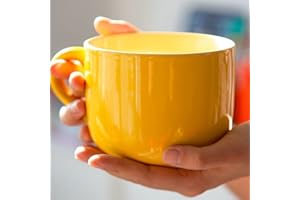 ARAWAT Taza de Café Divertida Grande Taza de Té Cerámica 500ml Taza Desayuno Originales con Cuchara y Posavasos Mugs de Espresso Taza de Capuchino Regalo