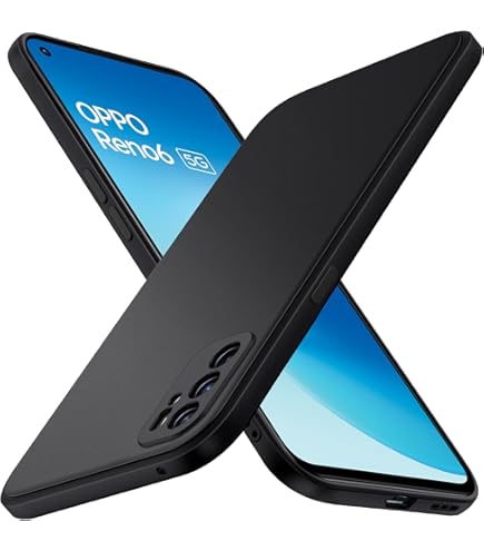 Topme Coque Pour Oppo Reno6 5G (6.43" Inches) Etui Housse, Protecteur De Peau En Silicone TPU - Blanc Antique