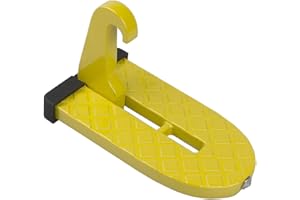 CATPAW Car Doorstep Foot Pegs Folding Ladder U Shaped Hook Pedal Easy Access to Rooftop with Safety Hammer Function Car Accessories for SUV, RV,Off-Road Vehicle