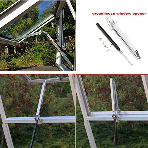 Preisvergleich Produktbild JOYOOO Automatischer Fensteröffner für Gewächshäuser und Gartenhäuser, Hubkraft bis 7kg / 15lb