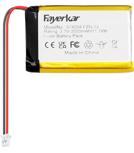 Batterie De Rechange 5600 MAh 3,7V Pour Babyphone Vidéo HelloBaby HB6588 - Lithium-ion Polymère, 20,72 Wh