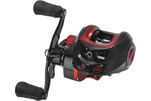 DENASH Mulinello da Baitcasting in Metallo Leggero e Potente, Mulinello da Pesca a Lancio Lungo per Acqua Dolce e Salata, Funzione Lenza Antiesplosione, Rapporto di Trasmissione 7.2:1,