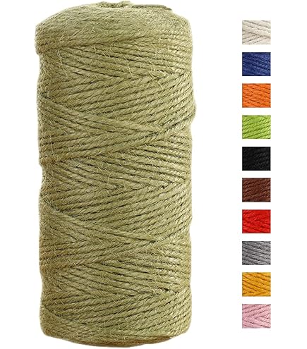 MOPLA 100M Spago Per Decorazioni 3-4mm Naturale Iuta - 11