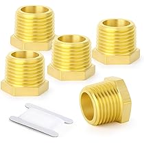 LOEASE Edelstahl Rohrverschraubung T-Stück - 1/2" & 3/4" Innengewinde Adapter