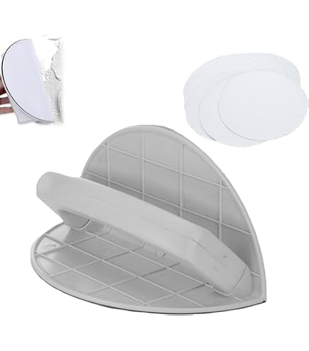 Ponceuse Manuelle Semi-circulaire - Kit Avec 10 Papiers Abrasifs Grain 180 - Pour Coins, Courbes étroits, Plinthes - Poignée Ergonomique