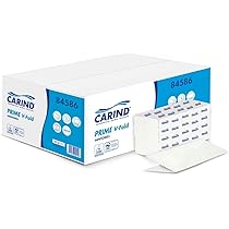 Asciugamani Di Carta Piegati A V - Confezione Da 15 Pezzi (210 Fogli X 15) Totale 3150 Fogli - Bianco - Foto 1