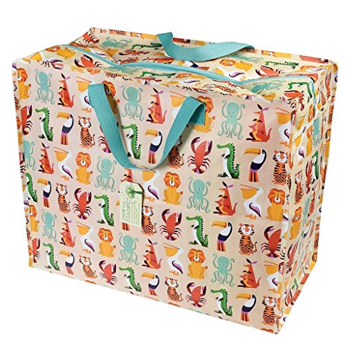 dotcomgiftshop 26558 JUMBO Bag Riesentasche Colourful Creatures
