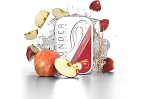PERFEKTO24 Wunder Palillos de Dientes - En 8 Variedades Refrescantes - Palillos de Dientes con Gusto - Palillos de Dientes Manzana - contra el mal aliento - aliento frescor - Limpieza dental
