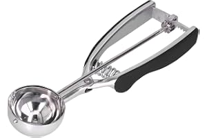 Cookie Scoop, Rostfritt Stål Glass Scoop Trigger Release Cookie Scoop Glass Disher För Portionskontroll, Scoop Cookie Dough, Cupcake Smet(39mm)
