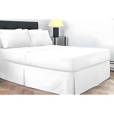Vestiletto Bed Elastic Solid Gonna Home Hotel Decorazioni Camera Articoli for la casa Prodotti Tessili 6 Colori Mantovana Giroletto Matrimoniale ( Color : White, Size : 200x180cm