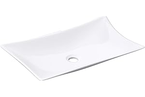 DOPORRO Sogood Lavabo vasque à poser blanc 56,5cm lave main Bruxelles891 56,5x42x10cm