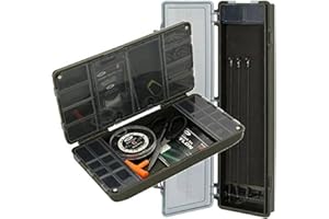 NGT XPR TERMINAL TACKLE BOX - FISHING TACKLE BOX SYSTEM FOR TERMINAL TACKLE + STIFF RIG CASE CARP XPR "EMPTY"