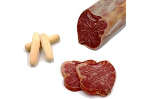 Corsevilla - Longe ibérique de Cebo - Longe ibérique - Canne - Saucisses - Gourmet - Sans gluten - Sans lactose - Qualité gustative - Poids de la pièce 0,600 grammes environ.