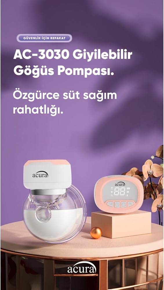 Acura AC-3030 Giyilebilir Göğüs Pompası 150ml, AC-3030