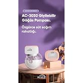 Acura AC-3030 Giyilebilir G&ouml;ğ&uuml;s Pompası 150ml, AC-3030